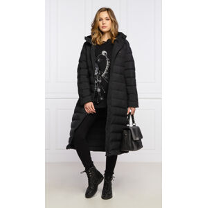 Tommy Hilfiger dámská černá zimní dlouhá bunda Sorona - L (BDS)